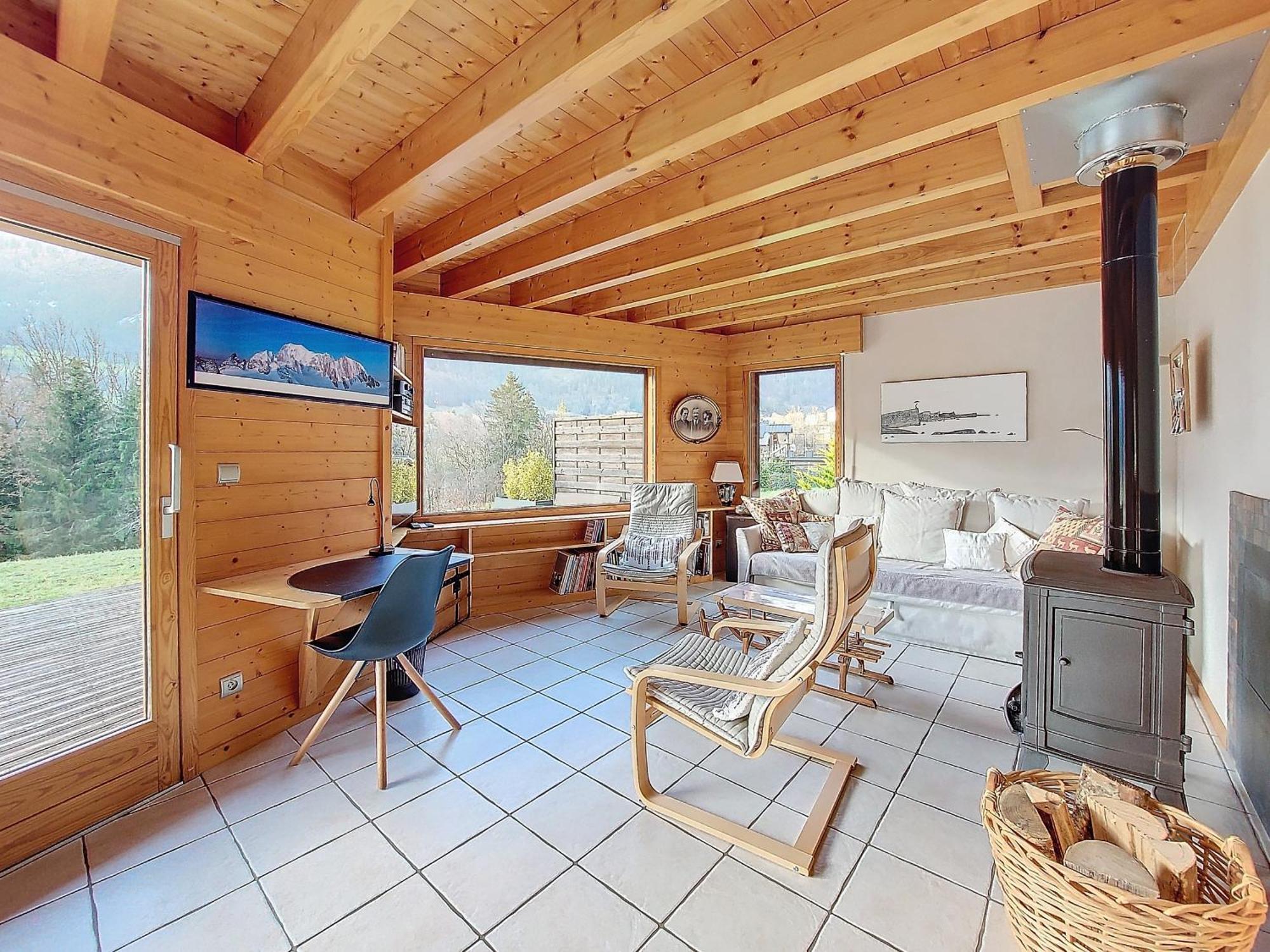 Chalet Wifi - Le Biot - 8 Personnes - Chalet Morand المظهر الخارجي الصورة